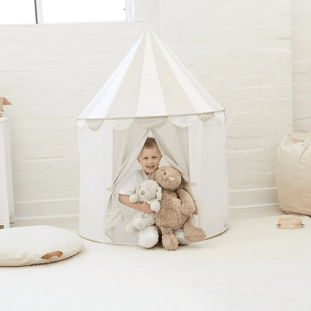 Circus Tent with Play Tunnel Bundle Nougat