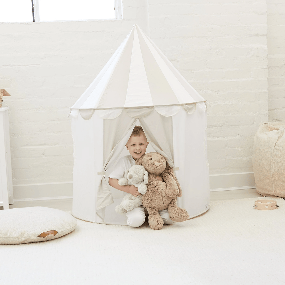 Circus Tent with Play Tunnel Bundle Nougat