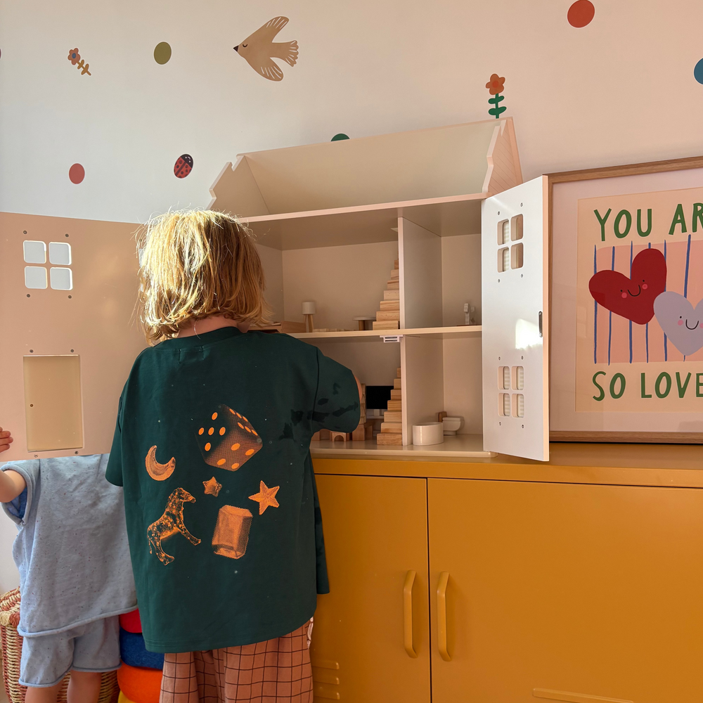 Clara Doll House w/ Family & Furniture Set