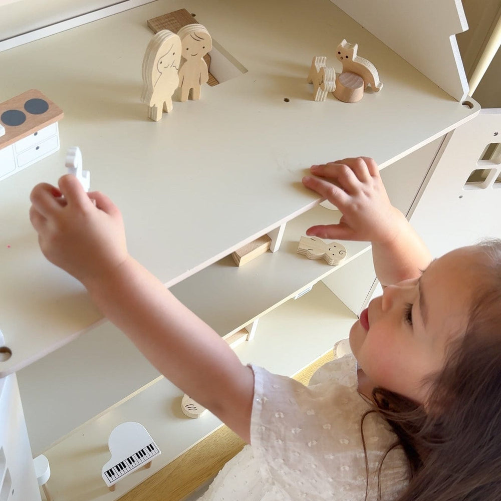 Clara Doll House w/ Family & Furniture Set