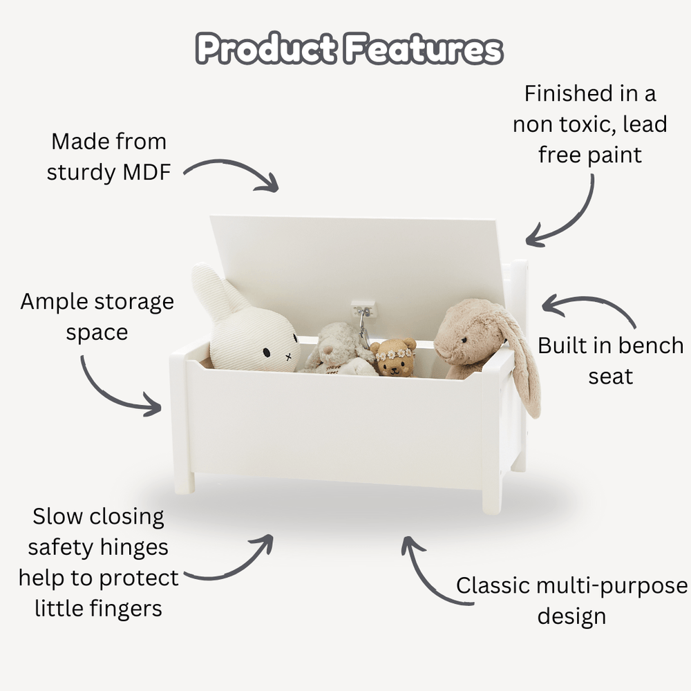 Clover 2 in 1 Toy Storage Bench