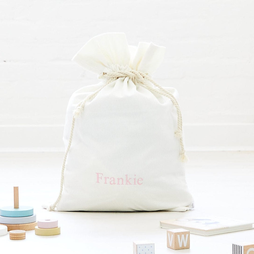 Corduroy SANTA SACK ivory