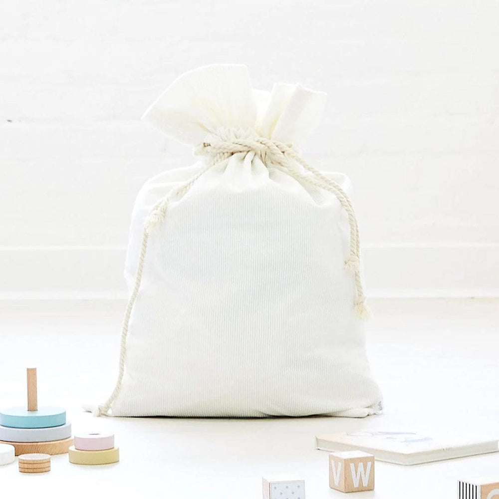 Corduroy SANTA SACK ivory