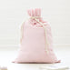 Corduroy SANTA SACK blush pink