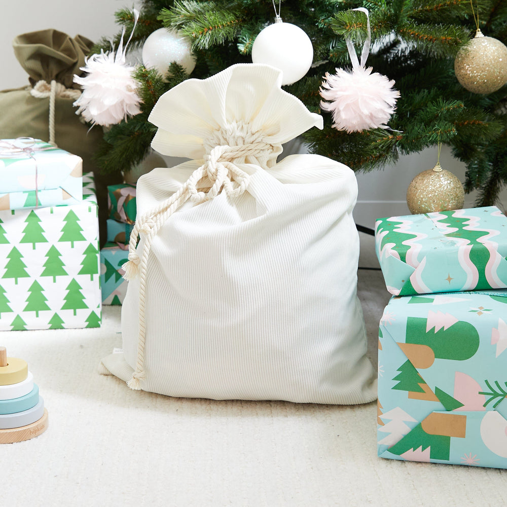 Corduroy SANTA SACK ivory