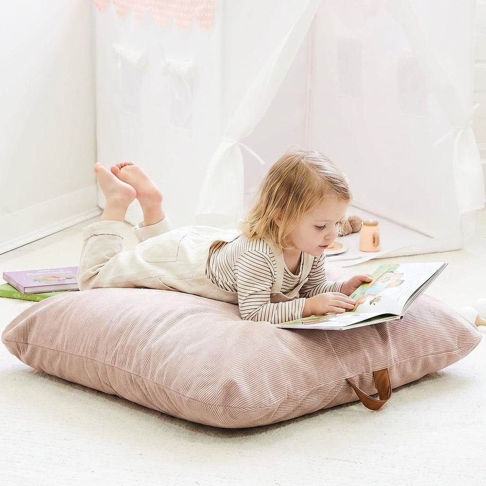 Ellis Floor Cushion - Preorder Blush Pink