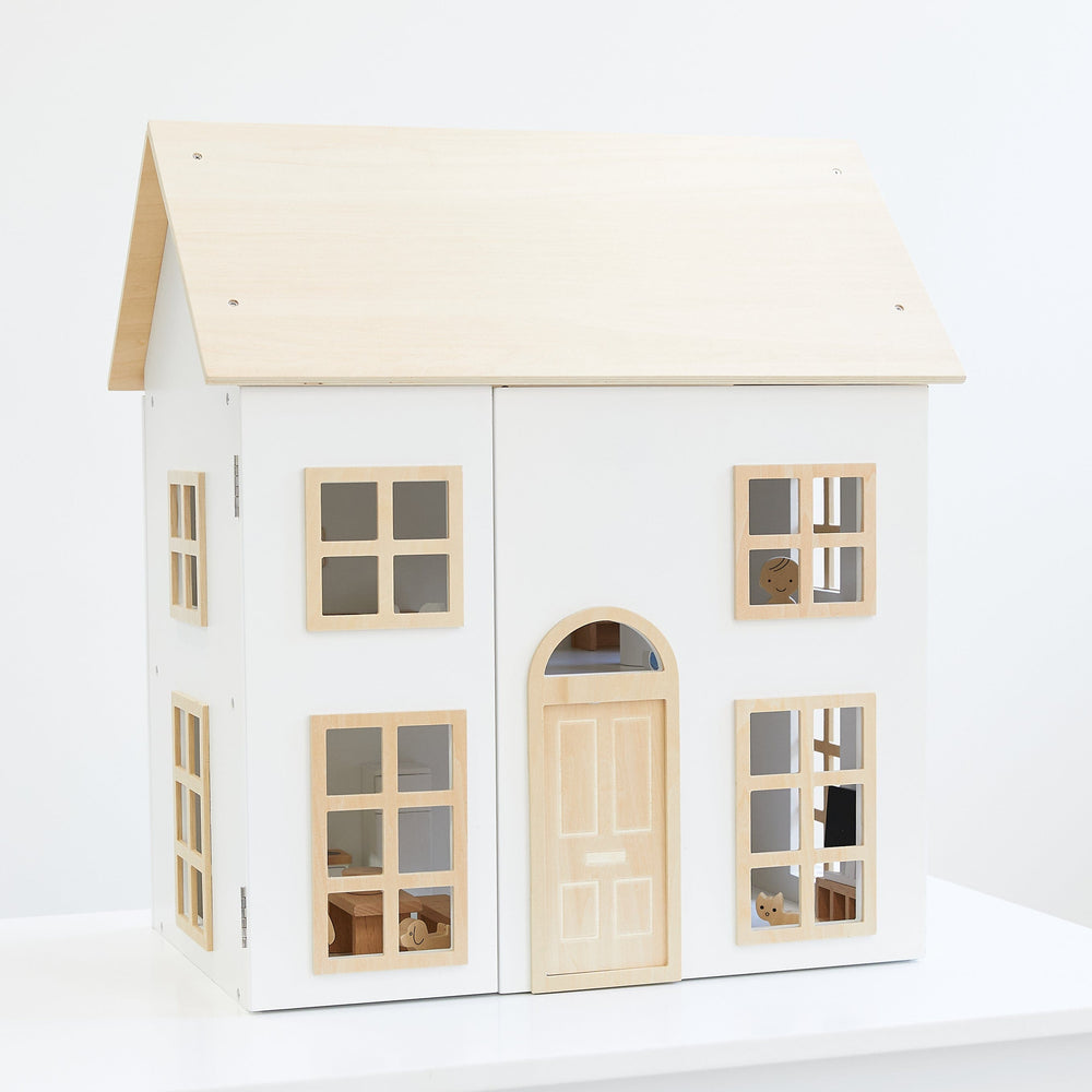 ELSA Doll House with Furniture & Doll Family Set