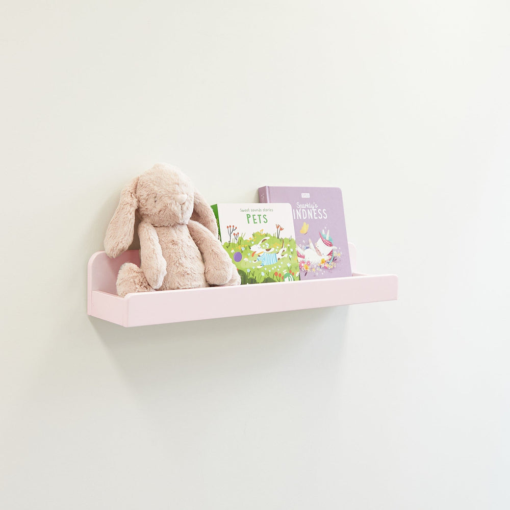 ENZO Wall Mounted Shelf - 2 Pack Soft Pink