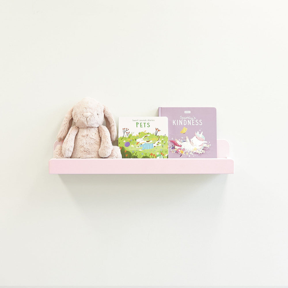 ENZO Wall Mounted Shelf - Single Soft Pink