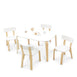 EZRA Rectangle Table & 4 Chair Set