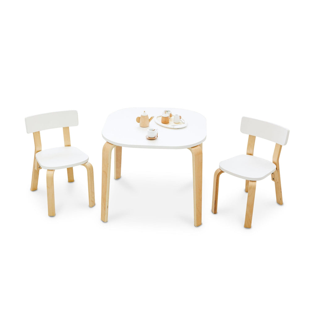 EZRA Kids Square Table & 2 Chair Set