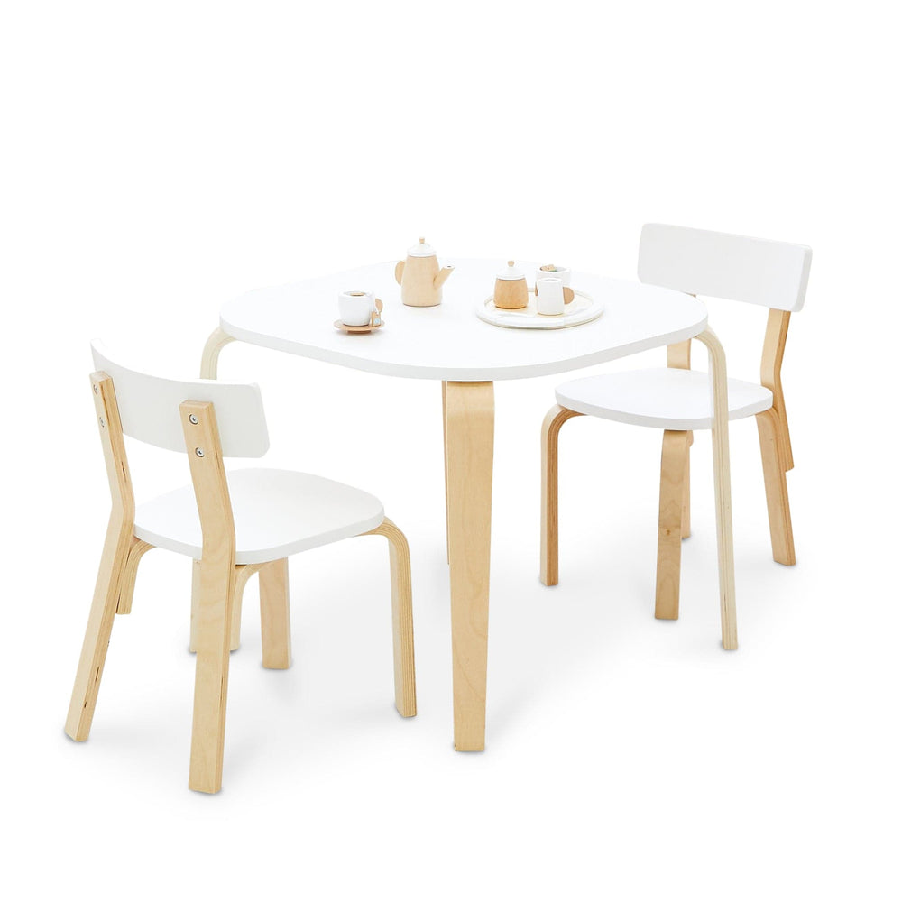 EZRA Kids Square Table & 2 Chair Set
