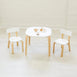 EZRA Kids Square Table & 2 Chair Set