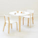 EZRA Kids Square Table & 2 Chair Set