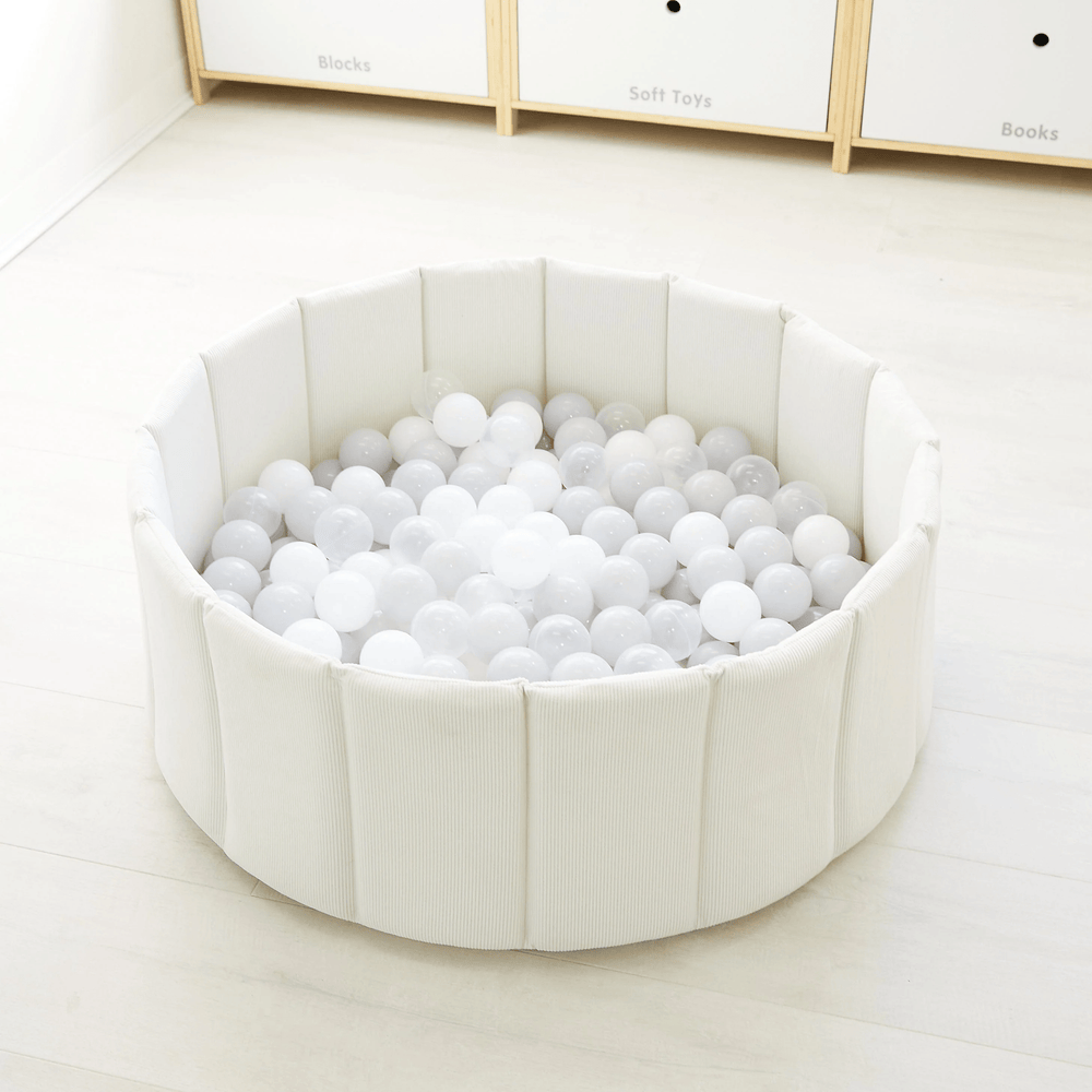 Foldable Corduroy Ball Pit - Preorder Ivory