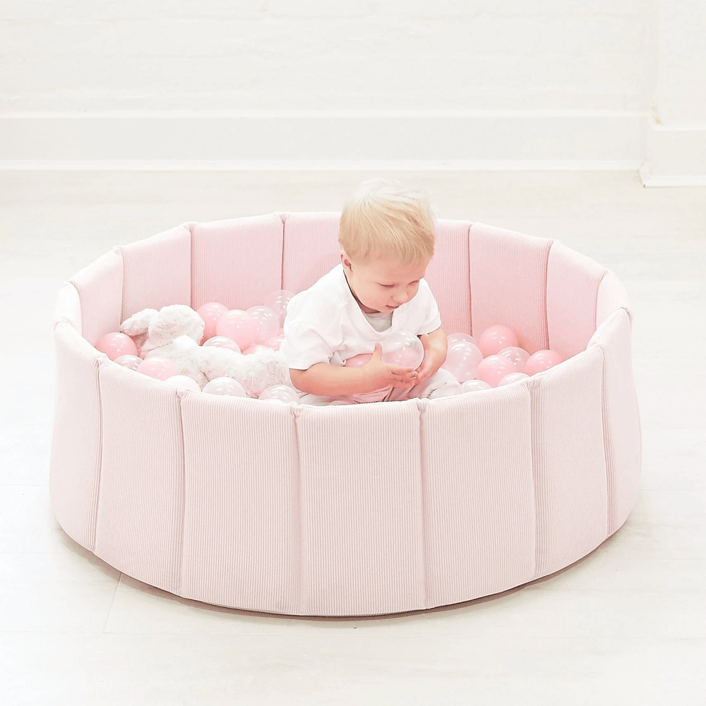 Foldable Corduroy Ball Pit - Preorder Blush Pink