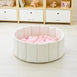 Foldable Corduroy Ball Pit with 200 Balls - Preorder Ivory Ball Pit Pale Pink Balls