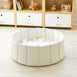 Foldable Corduroy Ball Pit with 200 Balls - Preorder Ivory Ball Pit White/Transparent Balls