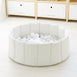 Foldable Corduroy Ball Pit with 200 Balls - Preorder Ivory Ball Pit Grey Smoke Balls