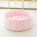 Foldable Corduroy Ball Pit with 200 Balls - Preorder Blush Pink Ball Pit Pale Pink Balls
