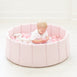 Foldable Corduroy Ball Pit with 200 Balls - Preorder Blush Pink Ball Pit Pale Pink Balls