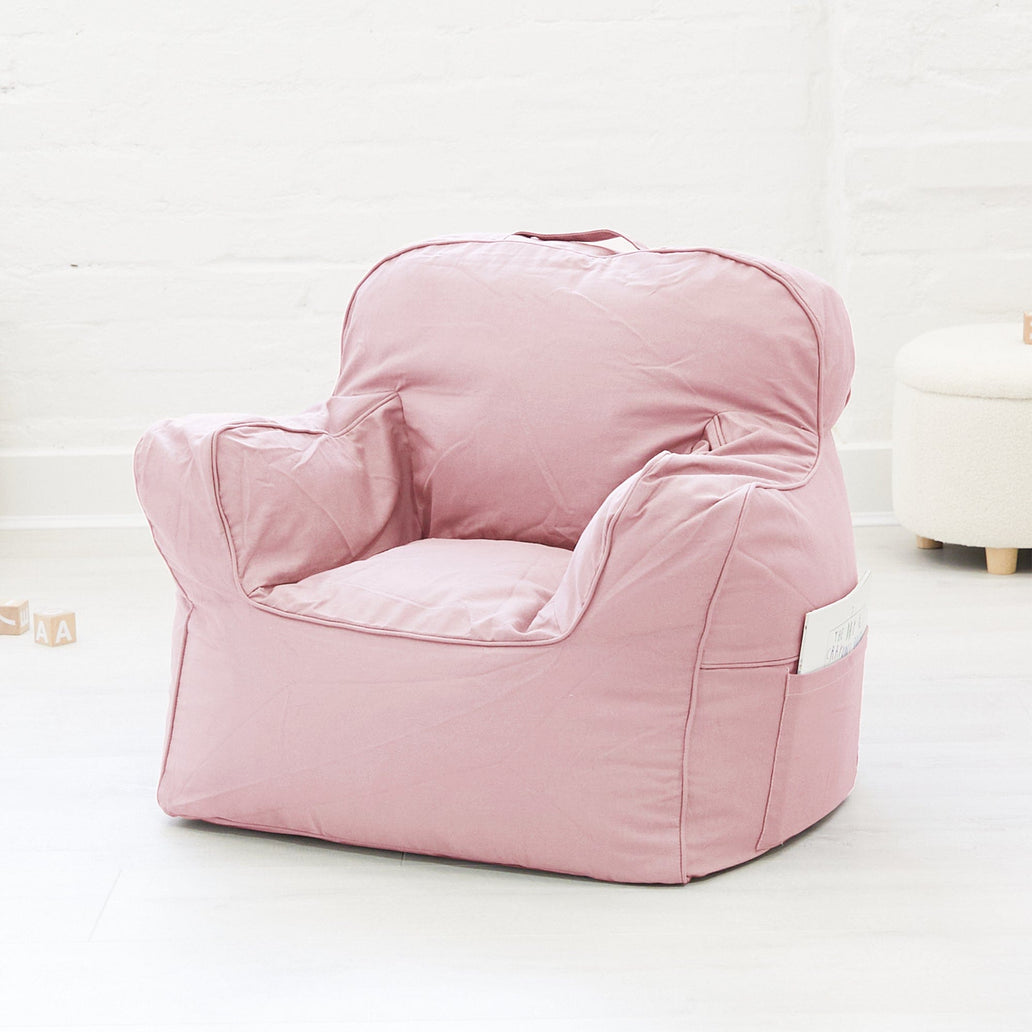 Franklyn Cotton Canvas Beanbag Pale Pink