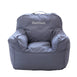 Franklyn Cotton Canvas Beanbag Steel Blue