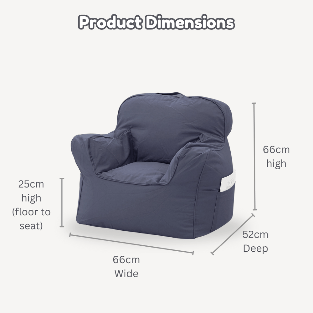 Franklyn Cotton Canvas Beanbag