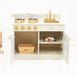 Gourmet Toy Kitchen Set Vintage White