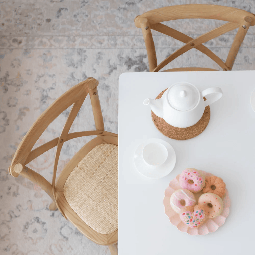 Hampton Table & 2 Chairs Set Natural