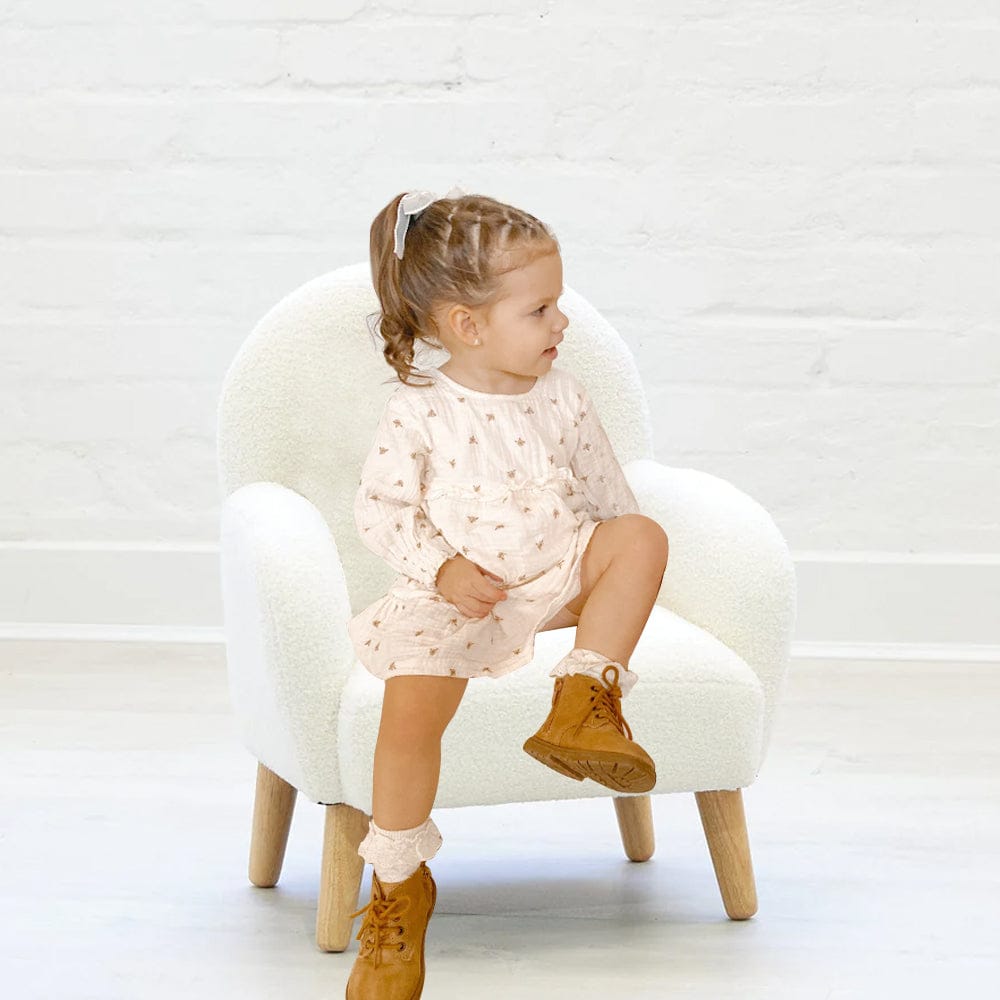 Haven Teddy Boucle Armchair Ivory
