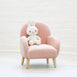 Haven Teddy Boucle Armchair Blush Pink