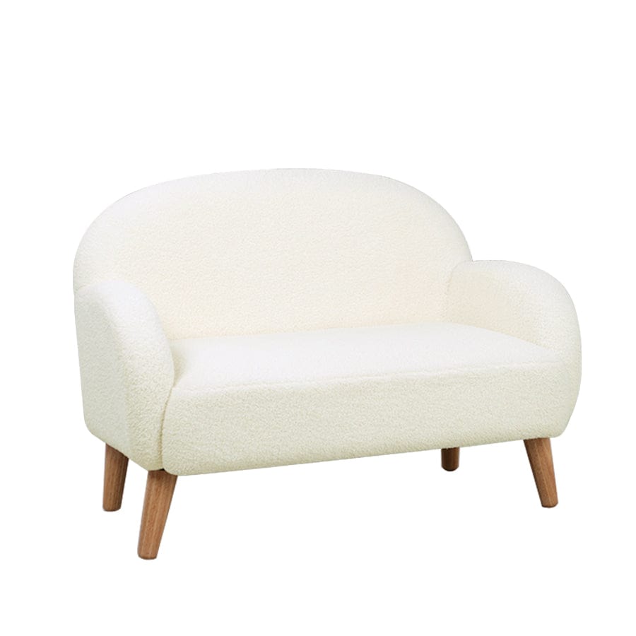 Haven Teddy Boucle Sofa Ivory