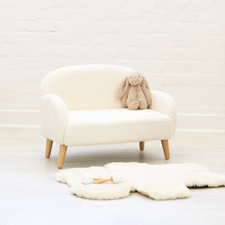Haven Teddy Boucle Sofa Ivory