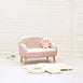 Haven Teddy Boucle Sofa Blush Pink