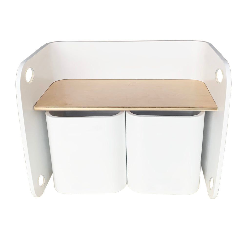 Henry Toddler Table Set White