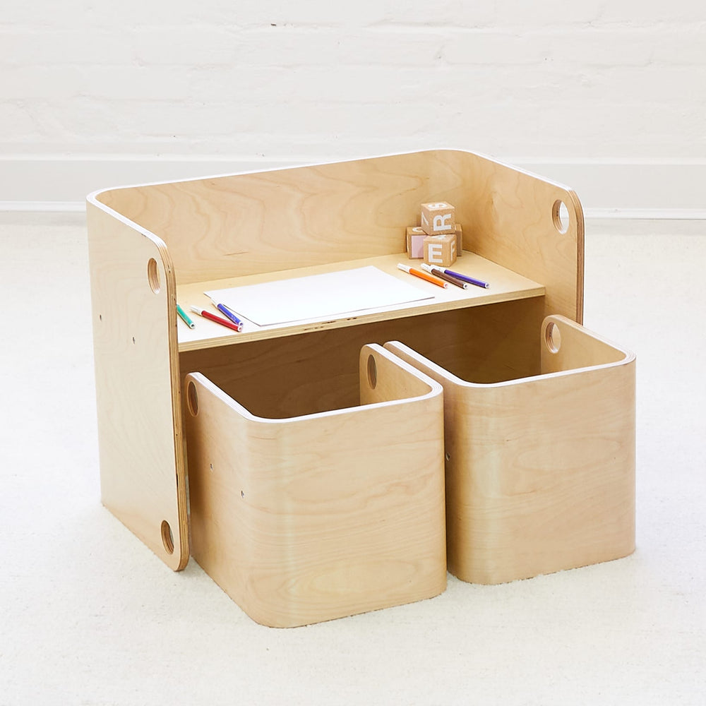 Henry Toddler Table Set Natural