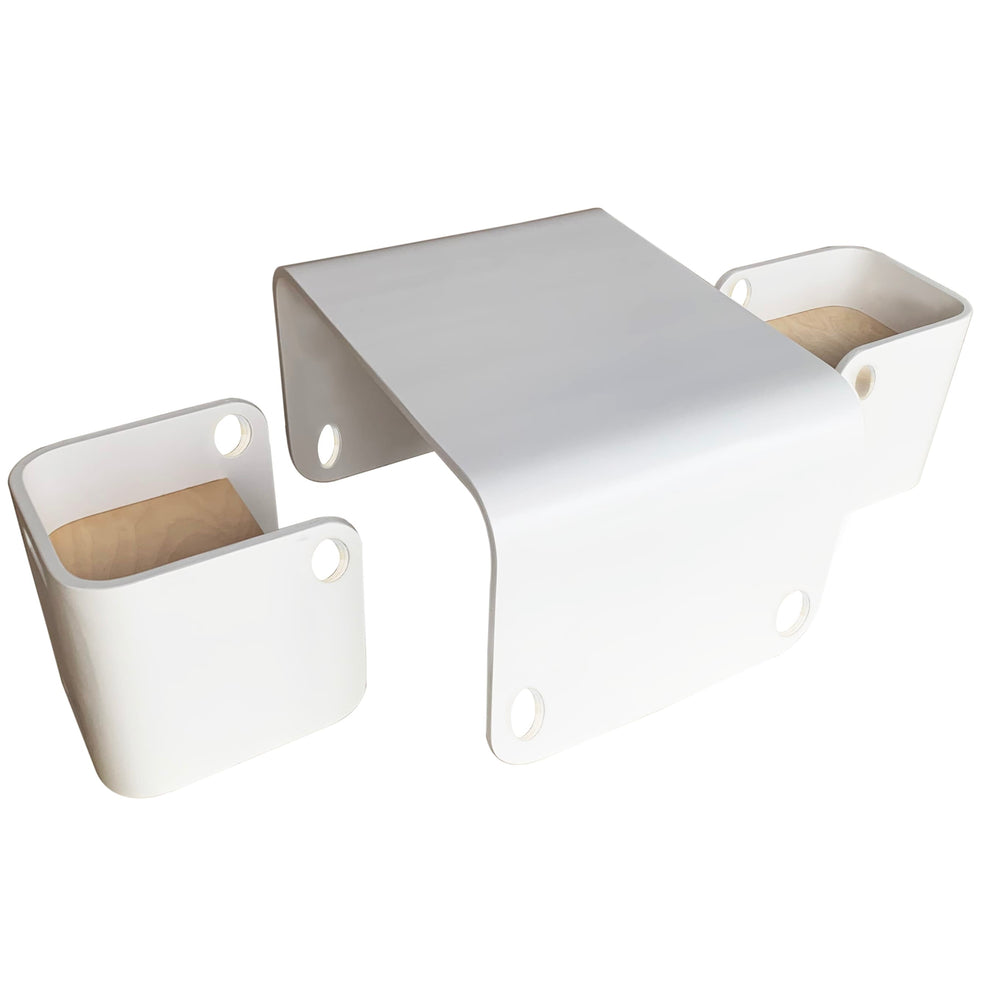 Henry Toddler Table Set White