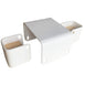 Henry Toddler Table Set White