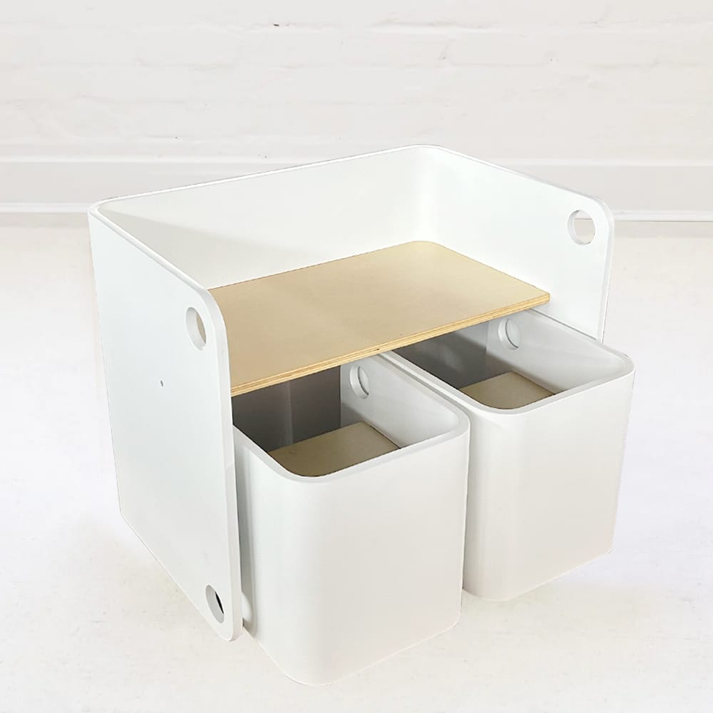 Henry Toddler Table Set White