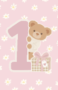HipKids 1st Birthday Gift Card - Blush Pink