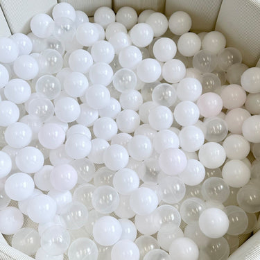 HipKids 200 Balls (Balls Only) White/Transparent