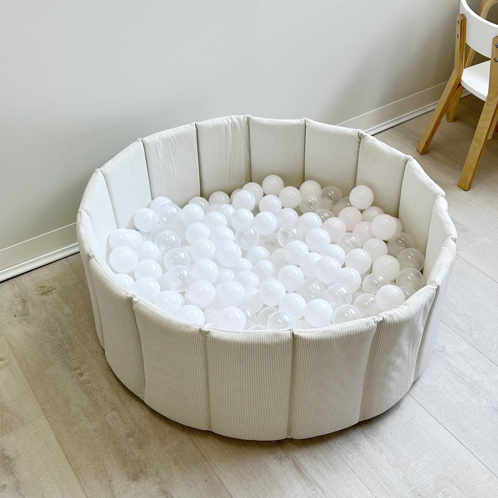 HipKids 200 Balls (Balls Only) White/Transparent