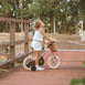12 Inch Classic Pedal Bike with Wicker Basket Blush Pink