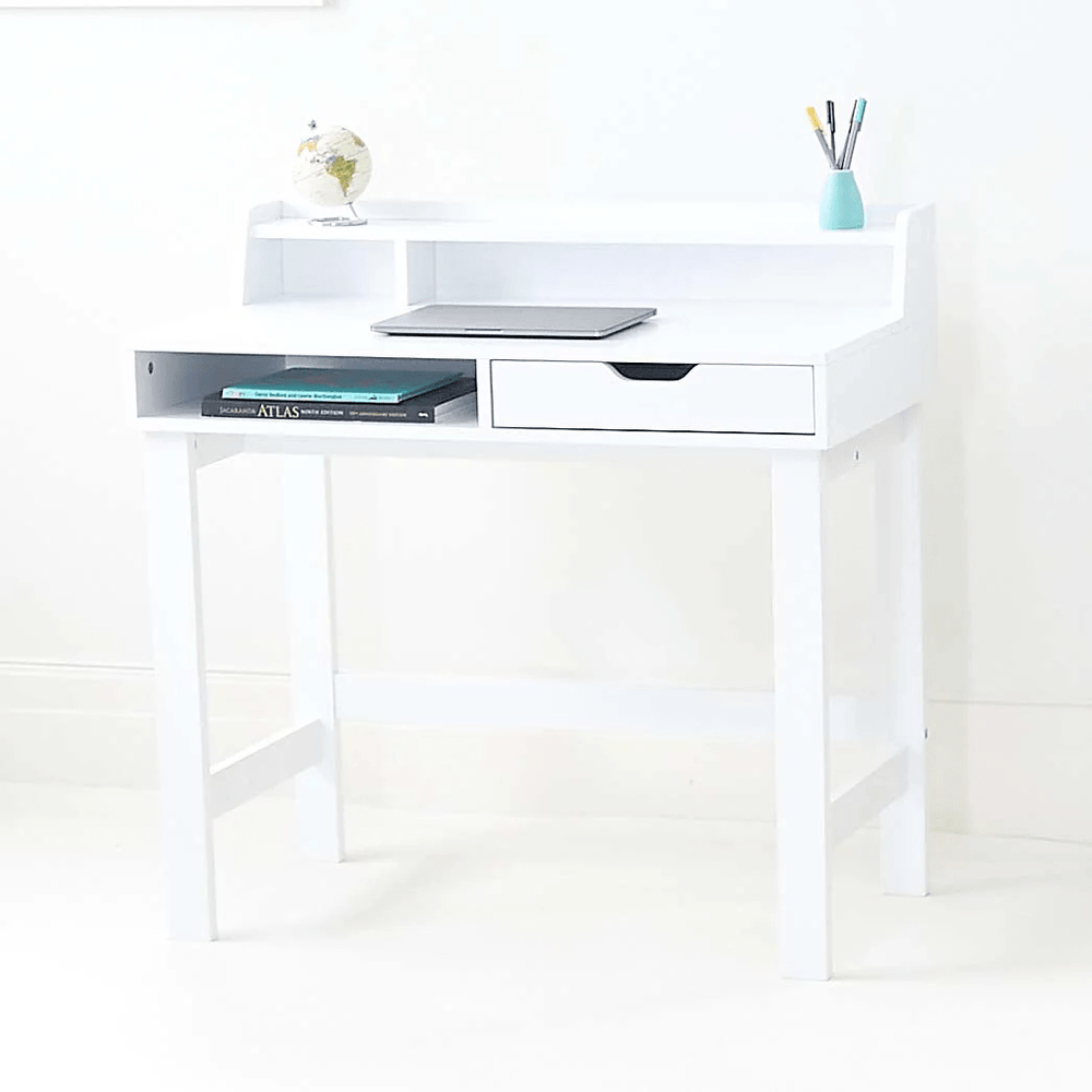 Leon Study Desk & BILLY Corduroy Desk Chair Set