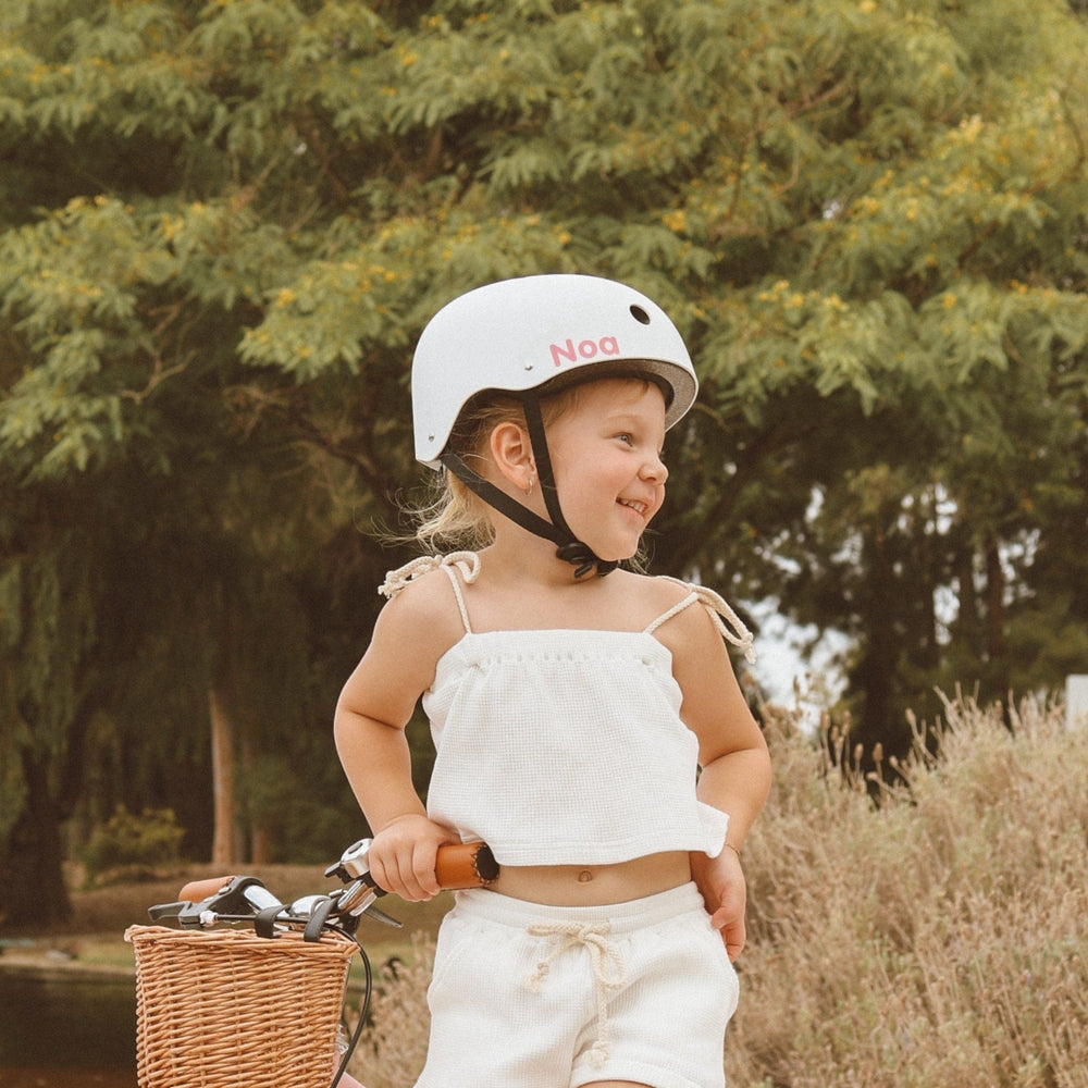 Matt Bike Helmet White