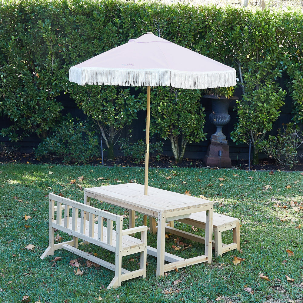 HipKids Outdoor Sun Umbrella Blush Pink