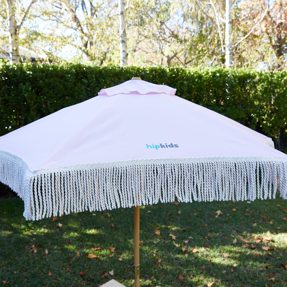 HipKids Outdoor Sun Umbrella Blush Pink
