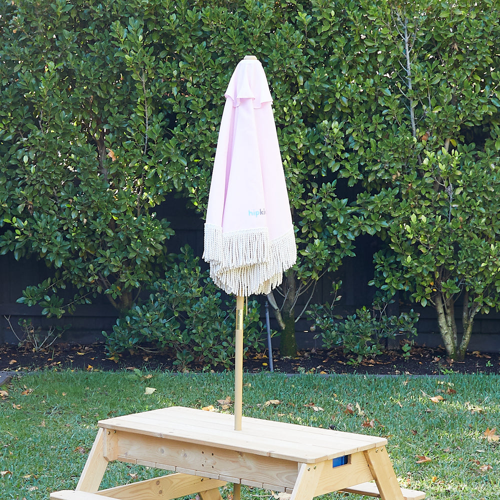 HipKids Outdoor Sun Umbrella Blush Pink