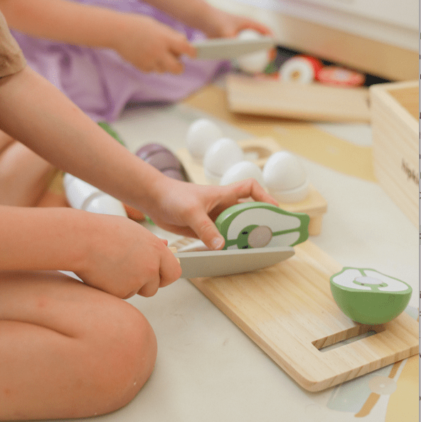 HipKids Play Vegetable Crate Set